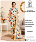 SAPPHIRE LAWN COLLECTION IVORY MULTI