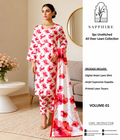 SAPPHIRE LAWN COLLECTION REDISH