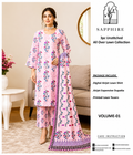 SAPPHIRE LAWN COLLECTION PINK